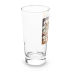 癒しと瞑想リセット開運法の弁財天真言金運グッズ Long Sized Water Glass :left