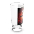 癒しと瞑想リセット開運法の愛染明王真言開運グッズ2 Long Sized Water Glass :left