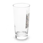 白ティー専門店の白Tシャツ　バーバーショップイメージ Long Sized Water Glass :left