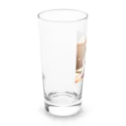 SAKUKOBAの頬紅をしたような可愛い子猫SAKUCAT Long Sized Water Glass :left