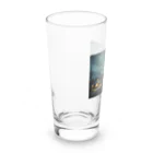 studio eizoの夜に輝く美しい村の光景 Long Sized Water Glass :left