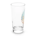 Yurina*🧡illustrationの食パンとひつじ-まったりひつじ- Long Sized Water Glass :left