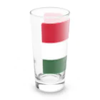 お絵かき屋さんのハンガリーの国旗 Long Sized Water Glass :left