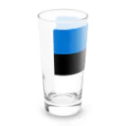 お絵かき屋さんのエストニアの国旗 Long Sized Water Glass :left