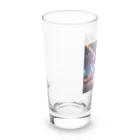 AI妖怪大図鑑のミラーボール妖怪　サタナフィー Long Sized Water Glass :left