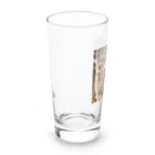 おもしろデザイン/ソロキャンプ/おしゃれ/の王者の風格 Long Sized Water Glass :left