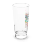 the blue seasonの速さの彩り: 動きを捉えたアート Long Sized Water Glass :left