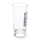 AI妖怪大図鑑のネオン妖怪　エモナ Long Sized Water Glass :left