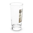 ふざけT専門店の隠れるは正義にゃんこ９ Long Sized Water Glass :left