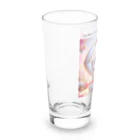 dreamy-designのLOVE&PEACE　シロテナガザルくん Long Sized Water Glass :left