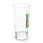 AQUAMETAVERSEの草村に潜む熊とらS Long Sized Water Glass :left