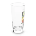 ganeshaのかわいい豚とピクニック Long Sized Water Glass :left