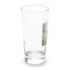 JAMnano1837の猫 in 花園 Long Sized Water Glass :left