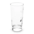 吉田家の店のたじみのじいじ　黒 Long Sized Water Glass :left