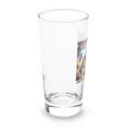 万銭ショップのおじいちゃん誕生日おめでとう Long Sized Water Glass :left