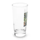 イラスト屋さんの　子供を守るカエル Long Sized Water Glass :left