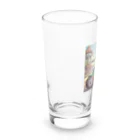 二宮大輔のカエルライダー4兄弟　長男　マッテオ Long Sized Water Glass :left