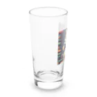 KAZENOKO_3の本を読む怪獣 Long Sized Water Glass :left