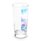 huwari-hanaakariの朝日に輝く紫陽花 Long Sized Water Glass :left