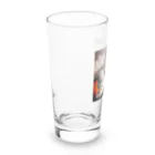 Yuji_Koroのストラトと白い子猫 Long Sized Water Glass :left