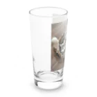 恥ずかしがり屋のねこショップのcute cat sleeping Long Sized Water Glass :left