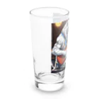 リキ製作所のホワイトタイガーだって弾けるのさ Long Sized Water Glass :left