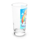 Minoyaの雲に乗った犬 Long Sized Water Glass :left