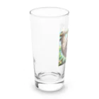 Kikimimiネコのもふもふナマケモノ Long Sized Water Glass :left