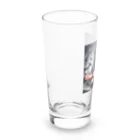 moriyama1981の歌を歌う黒猫 Long Sized Water Glass :left