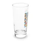 tomopan4575のはしゃぐわんちゃん Long Sized Water Glass :left