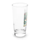 AI妖怪大図鑑のエイヒレ妖怪　炙りん坊 Long Sized Water Glass :left