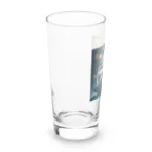 jolieplusのかっこいいバスケネコ😺 Long Sized Water Glass :left