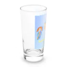 Tamon-TamonのLove & Peace ブルードット Long Sized Water Glass :left