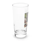 otya-nekoのお茶の時間ティータイム三毛猫 Long Sized Water Glass :left