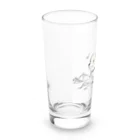 ganeshaのかわいい犬のバックグラウン Long Sized Water Glass :left