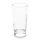 パパリスのふわふわ黒プーちゃん Long Sized Water Glass :left