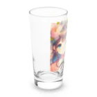 ピクセルパレットの可愛い女の子とお花10 Long Sized Water Glass :left