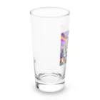 funny-itemsの一攫千金猫 Long Sized Water Glass :left