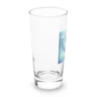 わくわく海の雑貨屋のほのぼのクジラの親子 Long Sized Water Glass :left