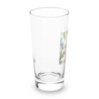 かるるんショップの夏と南国と休日と Long Sized Water Glass :left