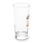 まんじゅ王国のハムスターがDJブースでスピン！ Long Sized Water Glass :left