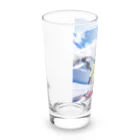 ikasumikoboのスノボ猫 Long Sized Water Glass :left