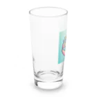 ノアSHOPの波乗り好きにピッタリな可愛いサーフィンロゴ♪ Long Sized Water Glass :left