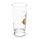 chicodeza by suzuriのすずめタワー Long Sized Water Glass :left