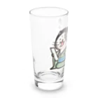 ひよこ男爵とまだむにゃんのせいしょうにゃごんだにゃん Long Sized Water Glass :left