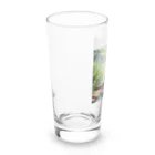 アニマルアートのカワウソ Long Sized Water Glass :left