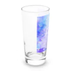 Mafuyuの手描きアートのルミナス手描き水彩画アート Long Sized Water Glass :left