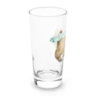 猫アルバム 〜猫好きさん集まれ！猫グッズも紹介〜のごろ～んちょびくん Long Sized Water Glass :left