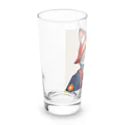 Shellの働く猫：消防士 Long Sized Water Glass :left