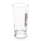 bungorouの未来を担うヒーロー：人型ロボット「BLUE」 Long Sized Water Glass :left